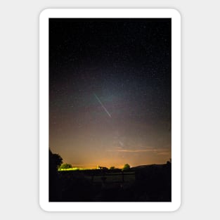 Perseid meteor trail 2015 (C026/0539) Sticker